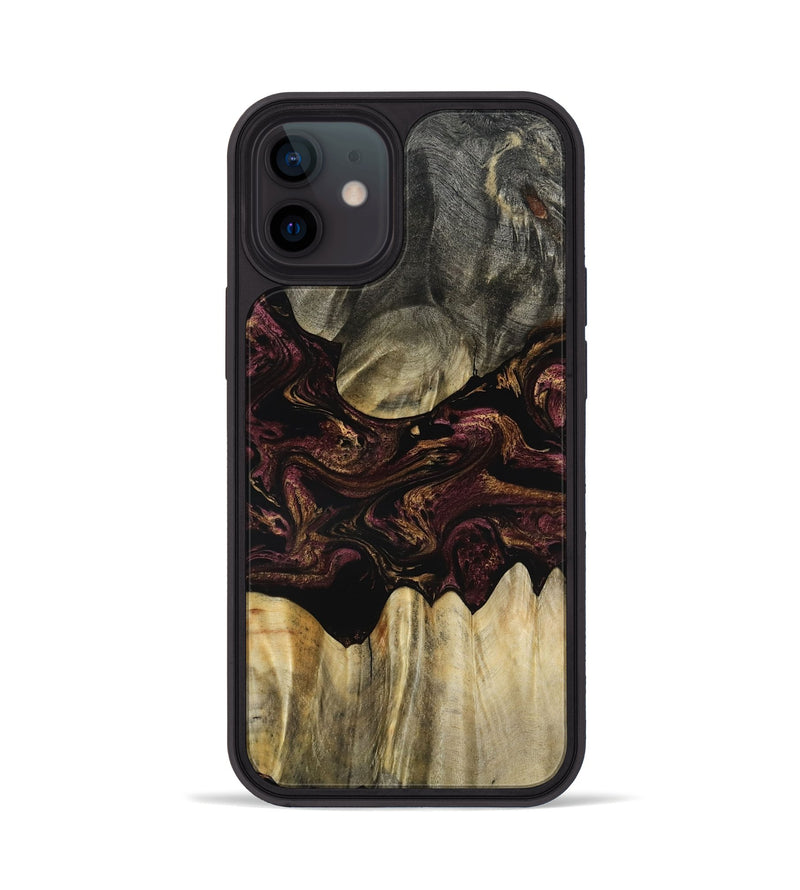 iPhone 12 Wood Phone Case - Marco (Red, 800994)