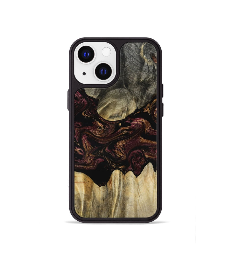 iPhone 13 mini Wood Phone Case - Marco (Red, 800994)