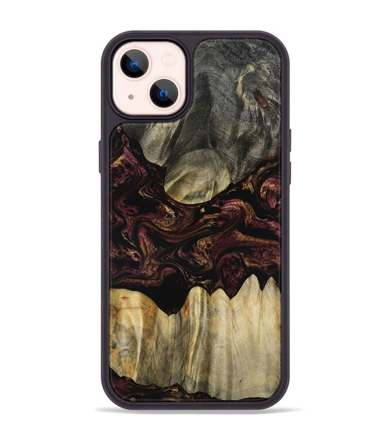 iPhone 14 Plus Wood Phone Case - Marco (Red, 800994)