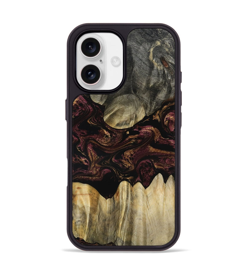 iPhone 17 Wood Phone Case - Marco (Red, 800994)