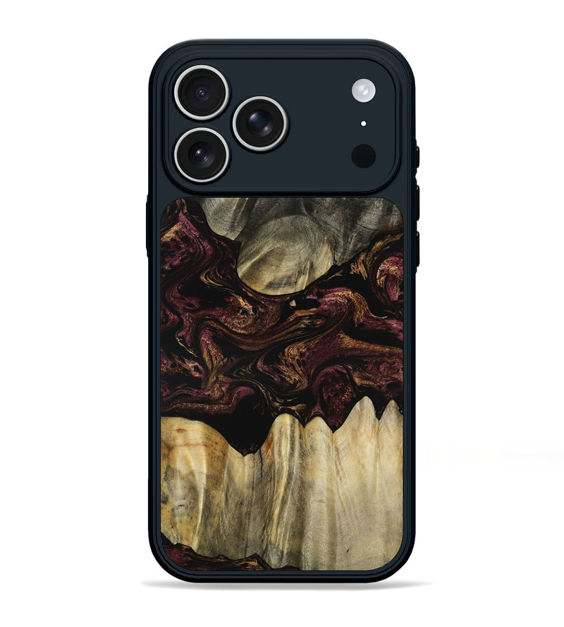 iPhone 17 Pro Max Wood Phone Case - Marco (Red, 800994)