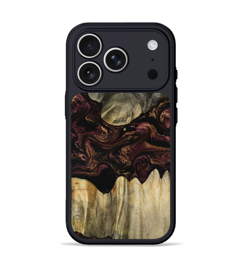 iPhone 17 Pro Wood Phone Case - Marco (Red, 800994)