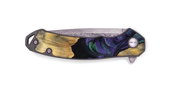 EDC Wood Pocket Knife - Zaiden (Purple, 800996)