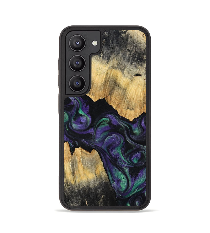Galaxy S23 Wood Phone Case - Zaiden (Purple, 800996)
