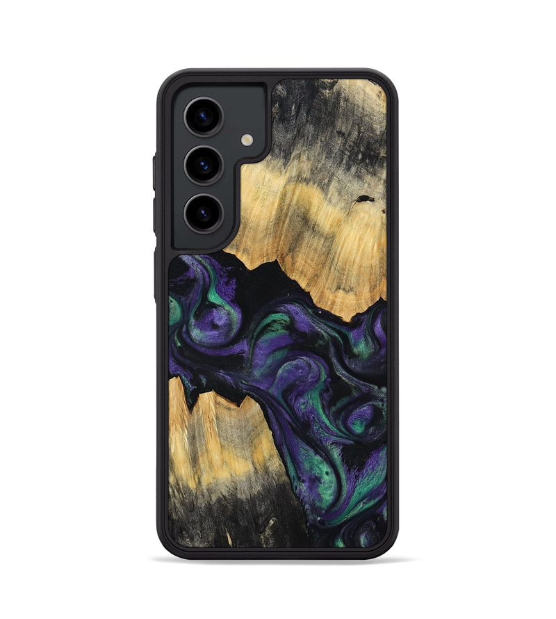 Galaxy S24 Wood Phone Case - Zaiden (Purple, 800996)