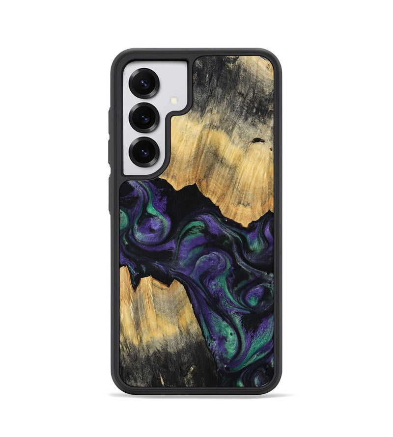 Galaxy S25 Wood Phone Case - Zaiden (Purple, 800996)