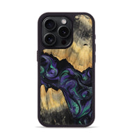 iPhone 15 Pro Wood Phone Case - Zaiden (Purple, 800996)