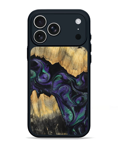 iPhone 17 Pro Max Wood Phone Case - Zaiden (Purple, 800996)