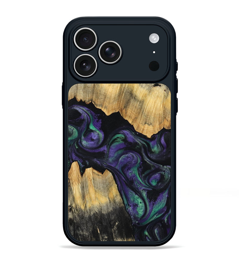 iPhone 17 Pro Max Wood Phone Case - Zaiden (Purple, 800996)