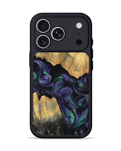 iPhone 17 Pro Wood Phone Case - Zaiden (Purple, 800996)