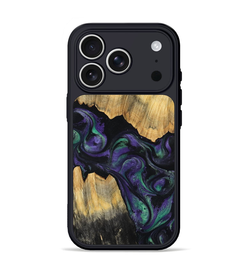 iPhone 17 Pro Wood Phone Case - Zaiden (Purple, 800996)