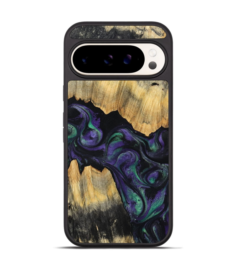 Pixel 9 Pro Wood Phone Case - Zaiden (Purple, 800996)