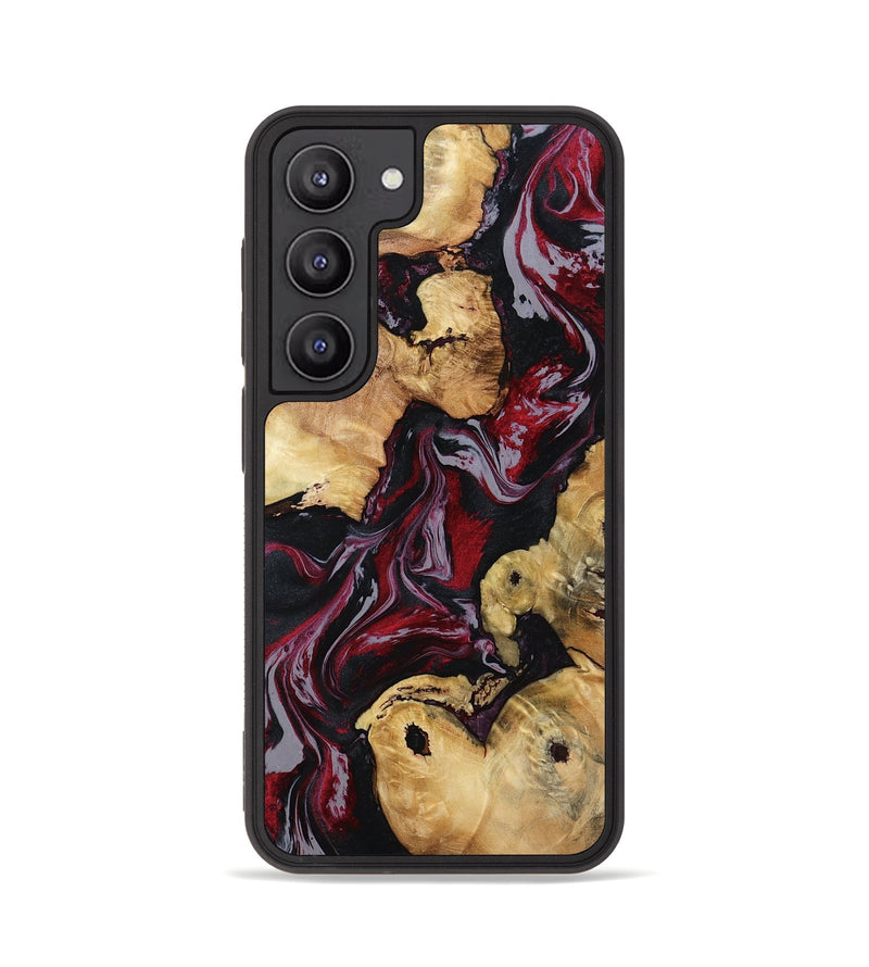 Galaxy S23 Wood Phone Case - Arline (Red, 800998)