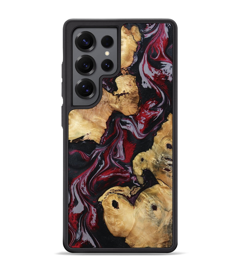 Galaxy S25 Ultra Wood Phone Case - Arline (Red, 800998)