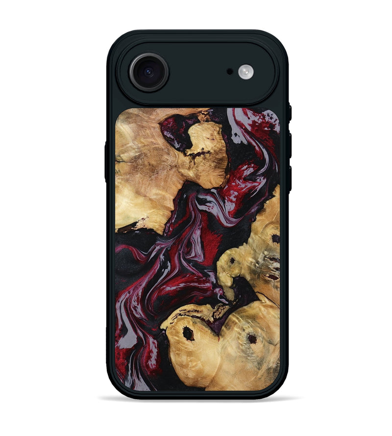 iPhone 17 Air Wood Phone Case - Arline (Red, 800998)