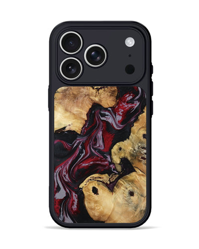 iPhone 17 Pro Wood Phone Case - Arline (Red, 800998)