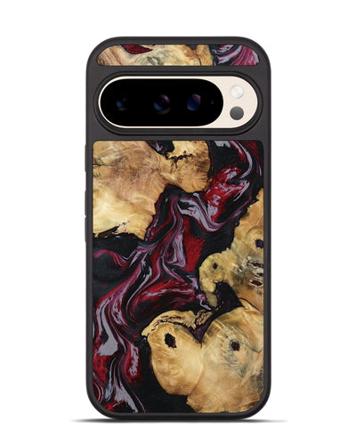 Pixel 10 Wood Phone Case - Arline (Red, 800998)
