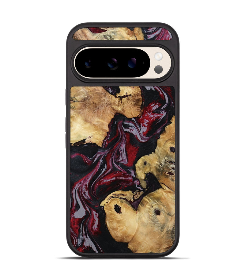 Pixel 10 Wood Phone Case - Arline (Red, 800998)