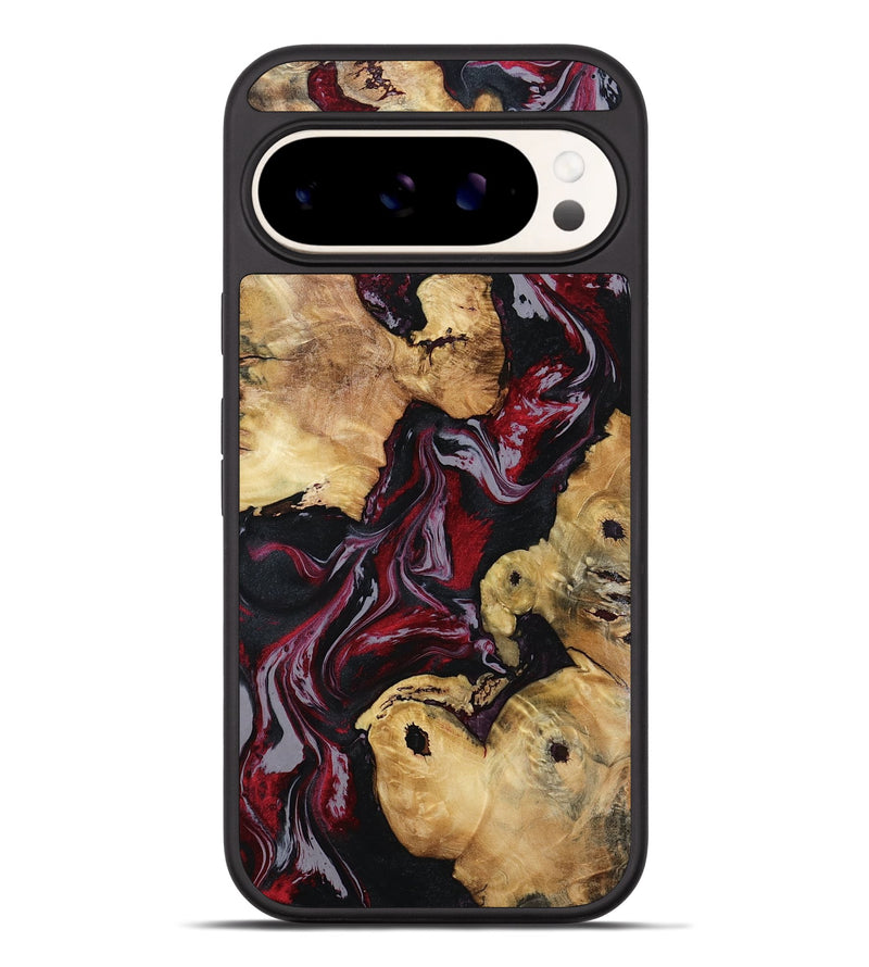 Pixel 9 Pro XL Wood Phone Case - Arline (Red, 800998)