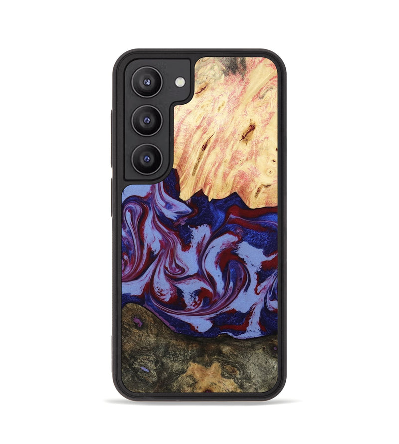 Galaxy S23 Wood Phone Case - Jolie (Red, 800999)