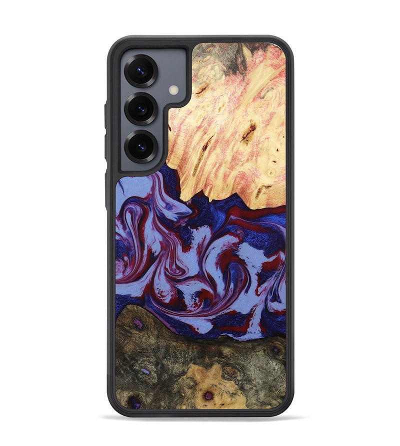 Galaxy S25 Plus Wood Phone Case - Jolie (Red, 800999)