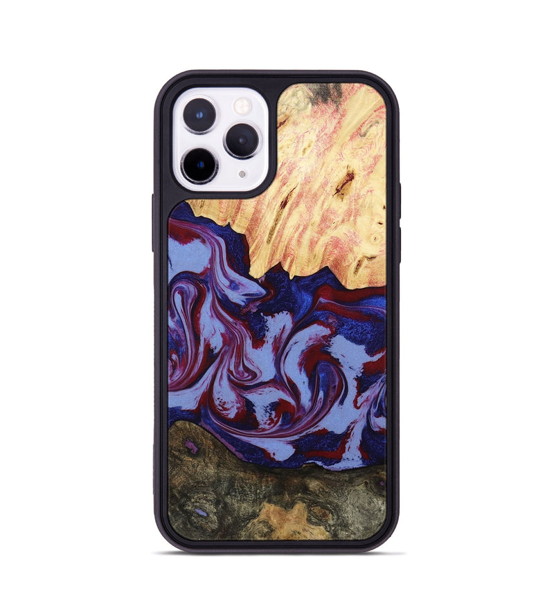 iPhone 11 Pro Wood Phone Case - Jolie (Red, 800999)