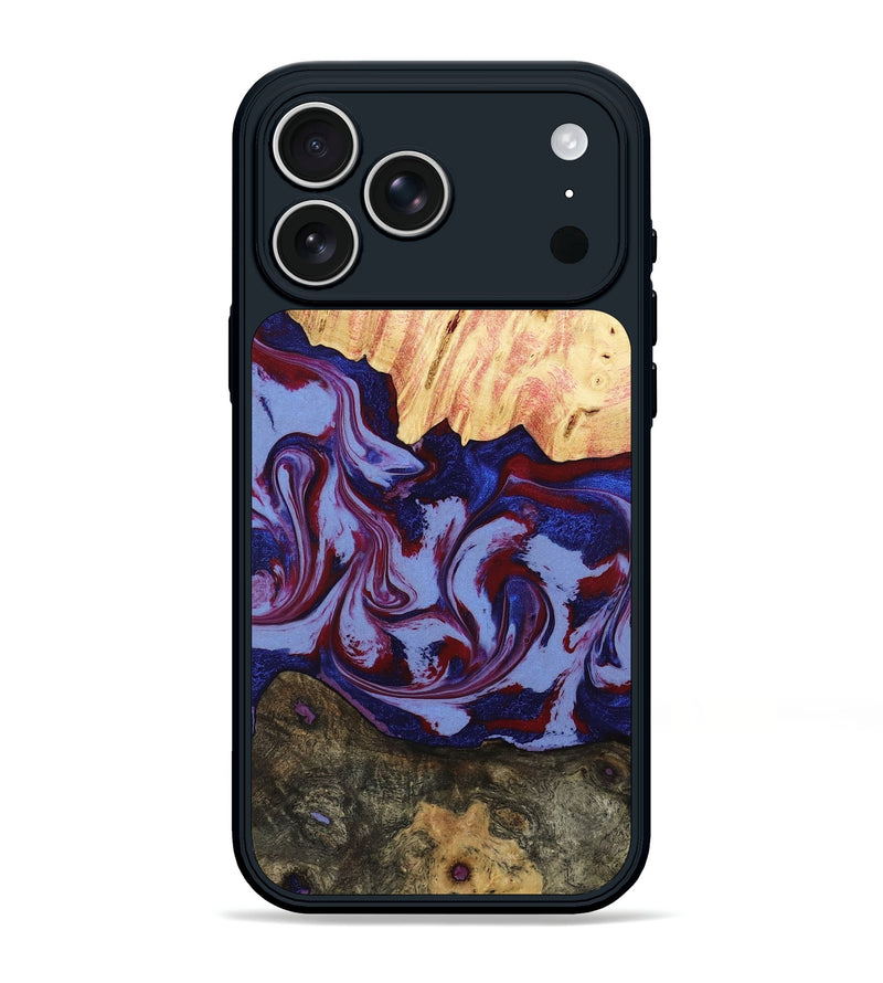 iPhone 17 Pro Max Wood Phone Case - Jolie (Red, 800999)