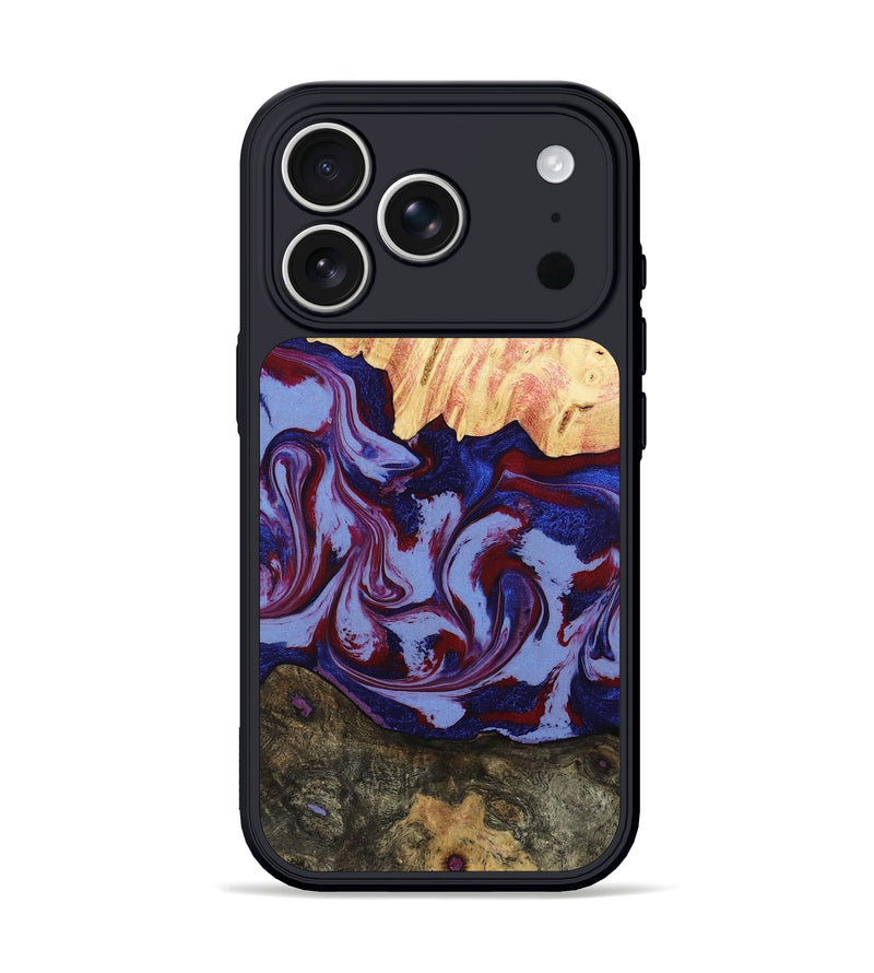 iPhone 17 Pro Wood Phone Case - Jolie (Red, 800999)