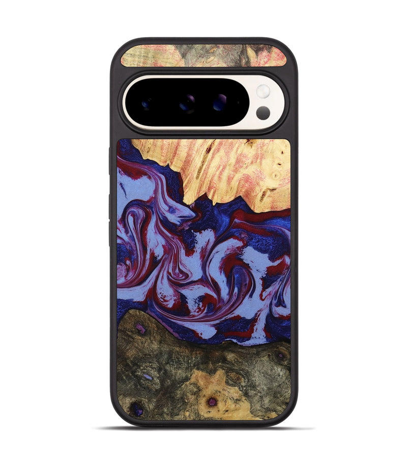 Pixel 9 Wood Phone Case - Jolie (Red, 800999)