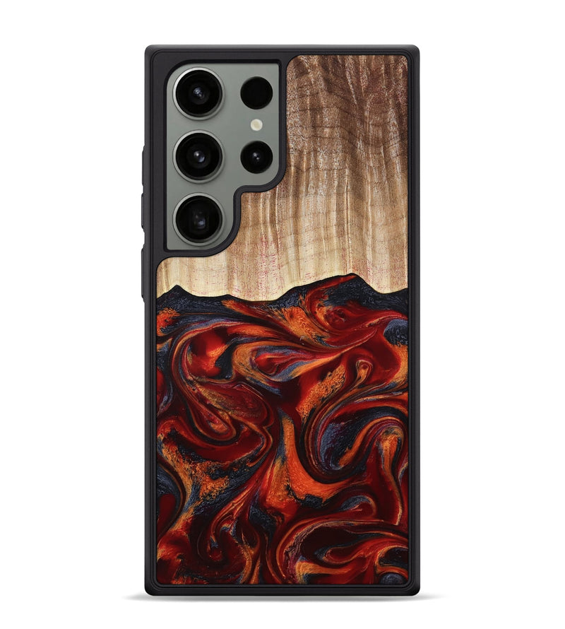 Galaxy S24 Ultra Wood Phone Case - Pinkie (Red, 801000)