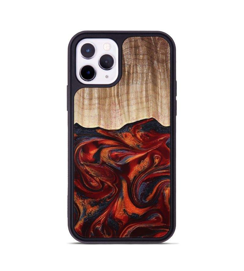 iPhone 11 Pro Wood Phone Case - Pinkie (Red, 801000)