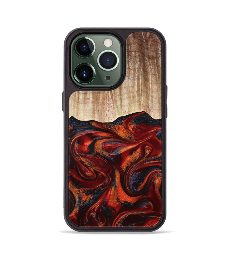 iPhone 13 Pro Wood Phone Case - Pinkie (Red, 801000)