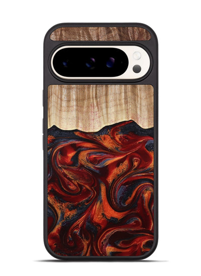 Pixel 9 Pro Wood Phone Case - Pinkie (Red, 801000)