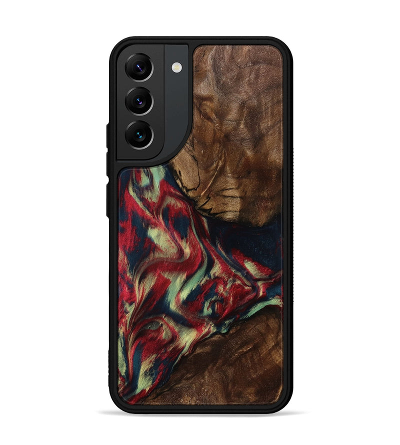 Galaxy S22 Plus Wood Phone Case - Madisyn (Red, 801001)