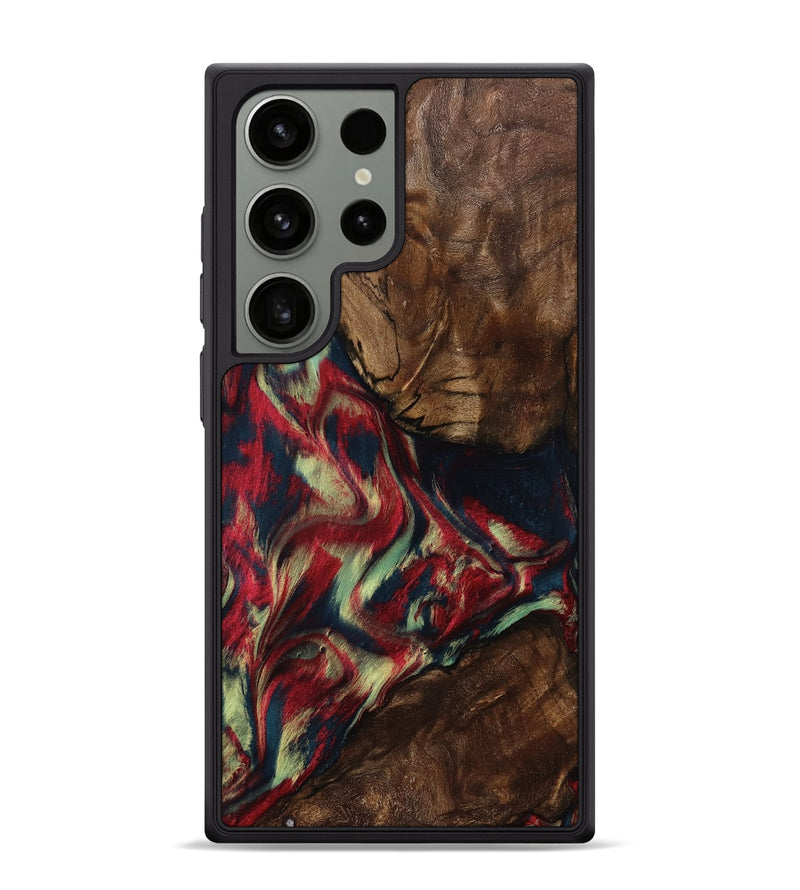 Galaxy S24 Ultra Wood Phone Case - Madisyn (Red, 801001)