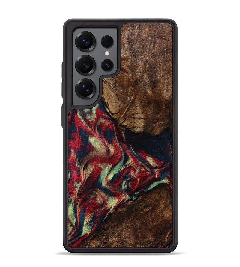 Galaxy S25 Ultra Wood Phone Case - Madisyn (Red, 801001)