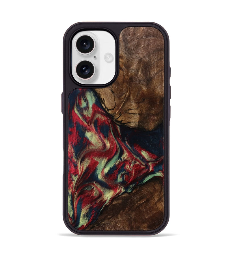 iPhone 17 Wood Phone Case - Madisyn (Red, 801001)