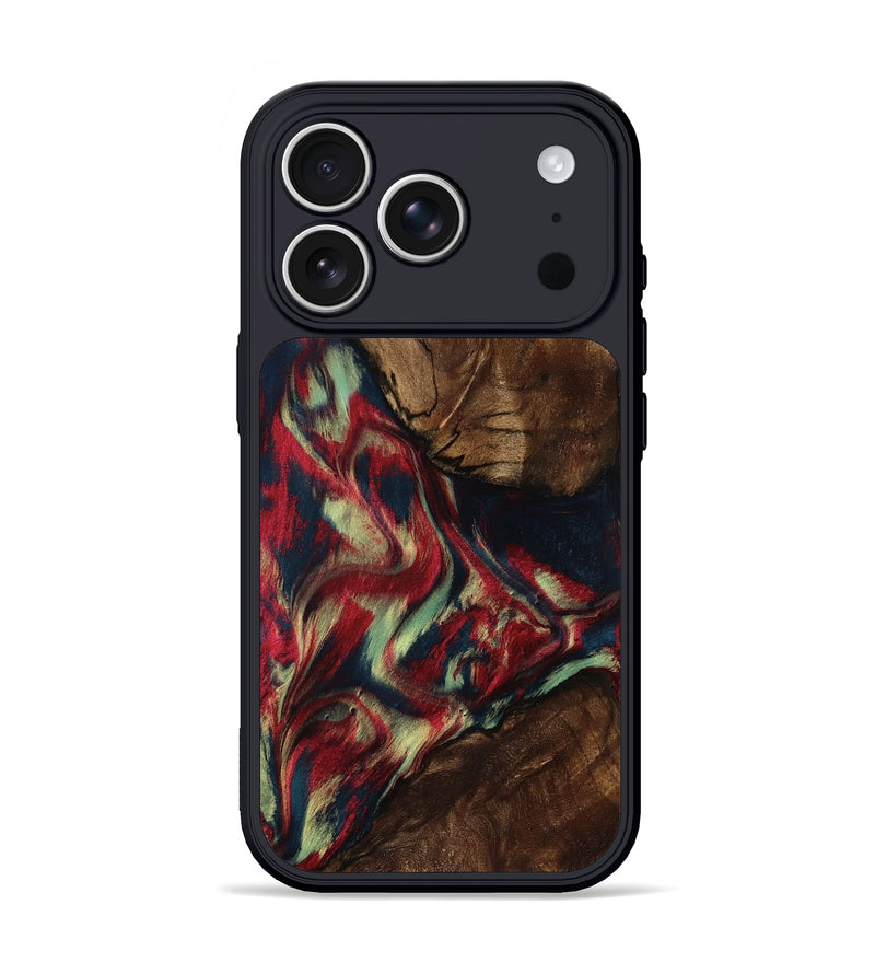 iPhone 17 Pro Wood Phone Case - Madisyn (Red, 801001)