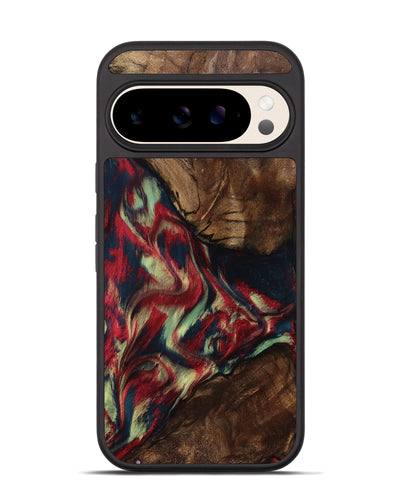 Pixel 10 Wood Phone Case - Madisyn (Red, 801001)