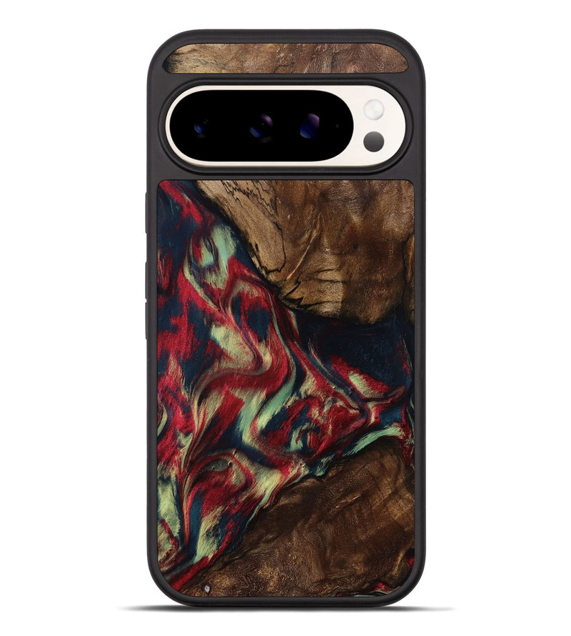 Pixel 10 Pro XL Wood Phone Case - Madisyn (Red, 801001)