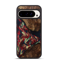 Pixel 9 Pro Wood Phone Case - Madisyn (Red, 801001)