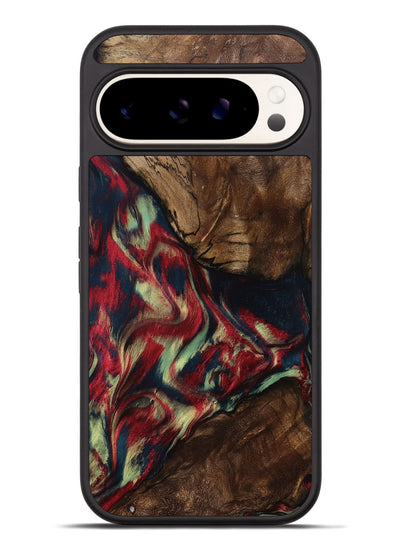Pixel 9 Pro XL Wood Phone Case - Madisyn (Red, 801001)