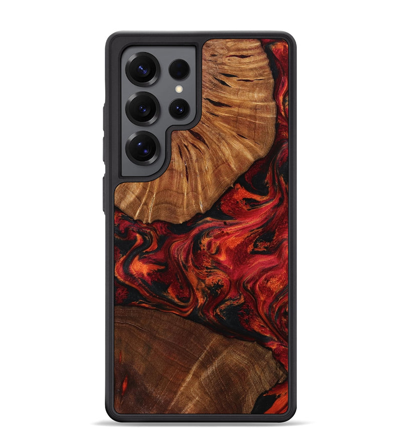 Galaxy S25 Ultra Wood Phone Case - Jeff (Red, 801002)