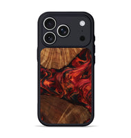 iPhone 17 Pro Wood Phone Case - Jeff (Red, 801002)