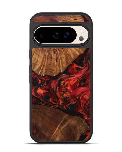 Pixel 10 Wood Phone Case - Jeff (Red, 801002)
