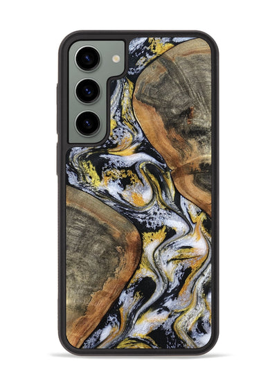 Galaxy S23 Plus Wood Phone Case - Tamatha (Black & White, 801003)