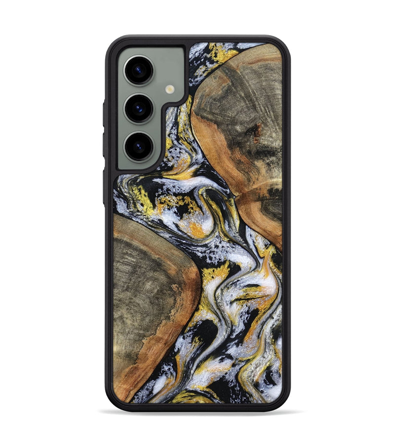 Galaxy S24 Plus Wood Phone Case - Tamatha (Black & White, 801003)