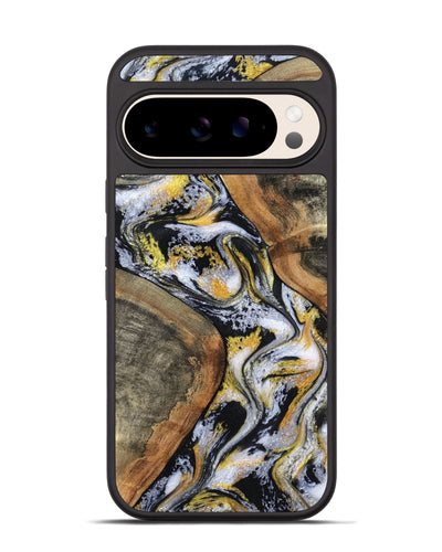 Pixel 10 Wood Phone Case - Tamatha (Black & White, 801003)