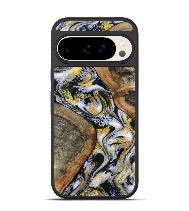 Pixel 10 Wood Phone Case - Tamatha (Black & White, 801003)