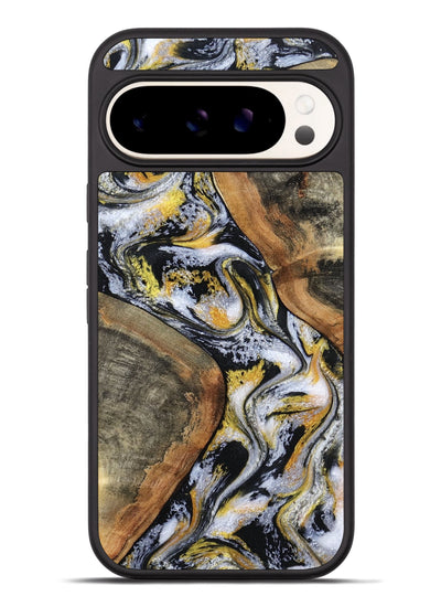 Pixel 9 Pro XL Wood Phone Case - Tamatha (Black & White, 801003)